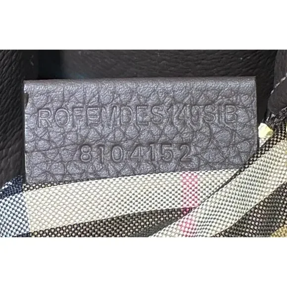 Burberry Title Top Handle Bag Leather #247519B73B - Picture 8 of 8